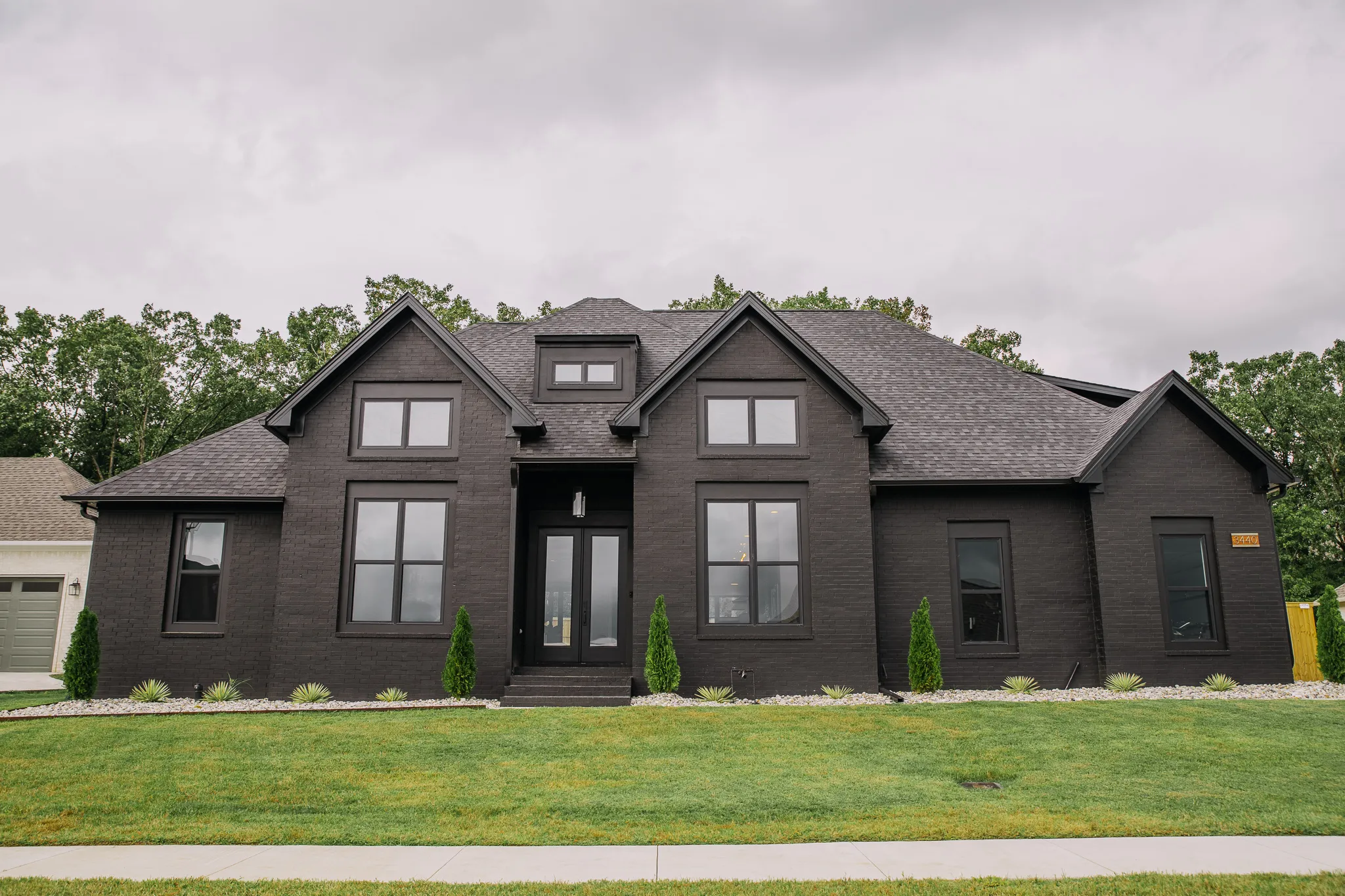 Big black house